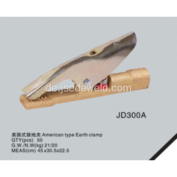 Amerikanische Typ Erde Klemme JD300A